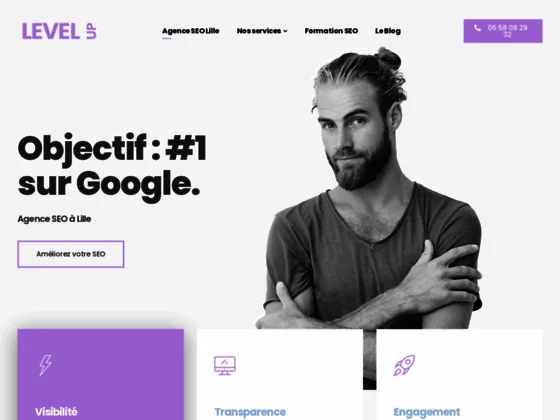 Level Up - L'agence SEO Lilloise de confiance