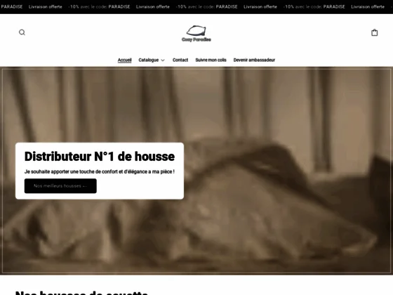 Boutique en ligne de housse