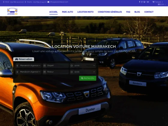 Location voiture Marrakech - Jacarandacar