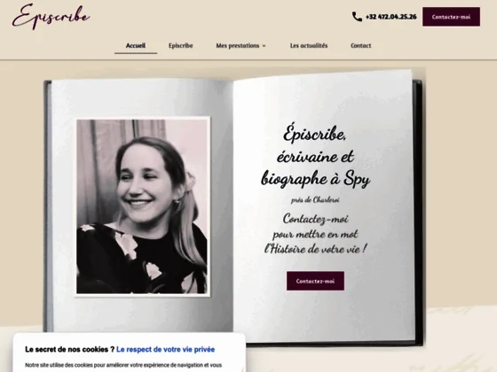 A Spy, rédaction de votre biographie par Episcribe