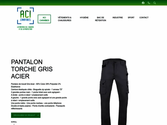 Vêtements de travail Martinique