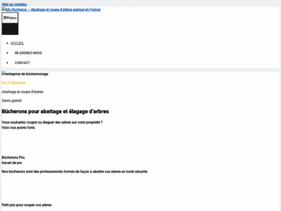 entreprise de bûcheronnage en France