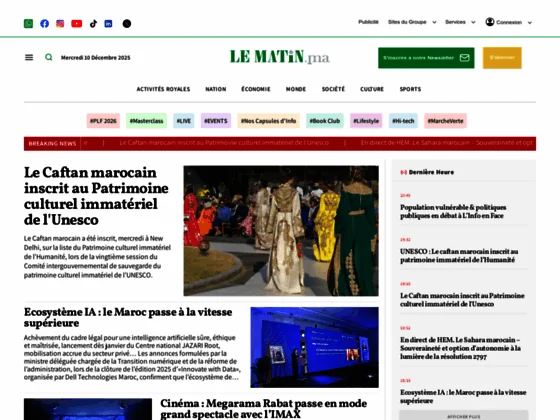 Actualités au Maroc