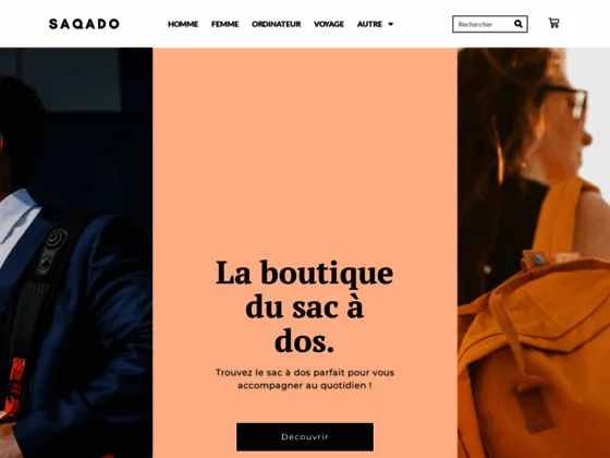 Saqado : la boutique du sac à dos, sac banane et sac bandouière !
