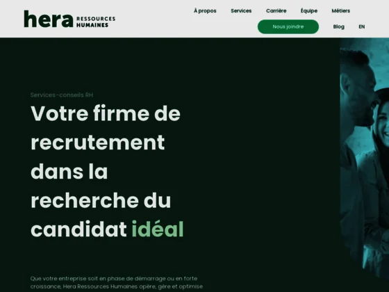 Hera Ressources Humaines, agence de recrutement à Montréal