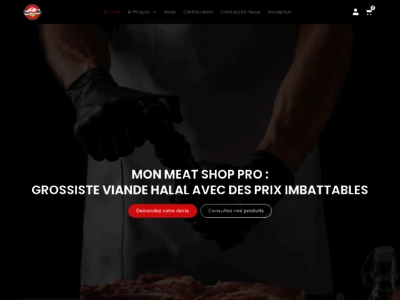 MeatShop Pro : Vente de viande halal premieum en gros