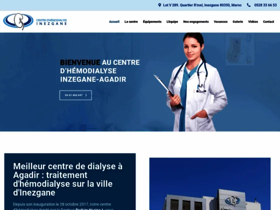 Meilleur institution médicale de dialyse sur la région d'Agadir.