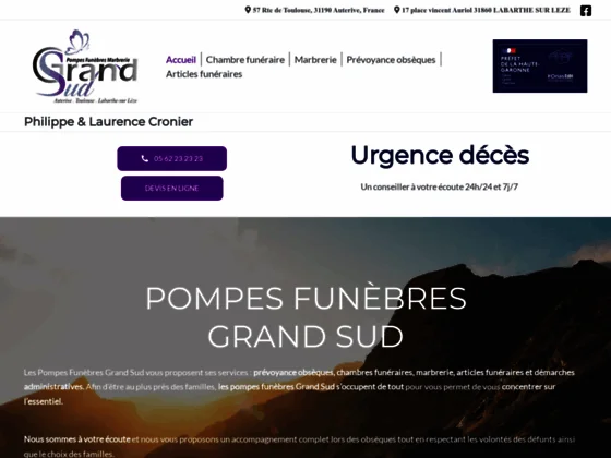 Pompes funèbres grand sud