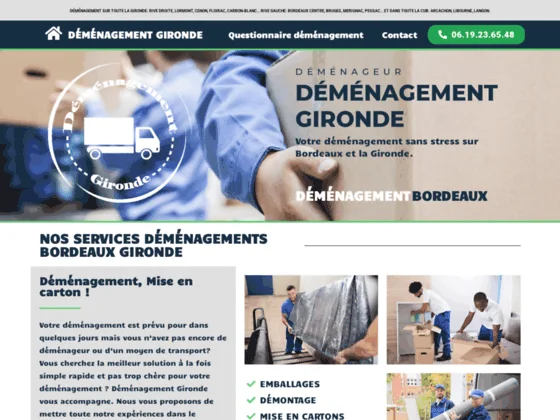 Déménagement Débarras Gironde
