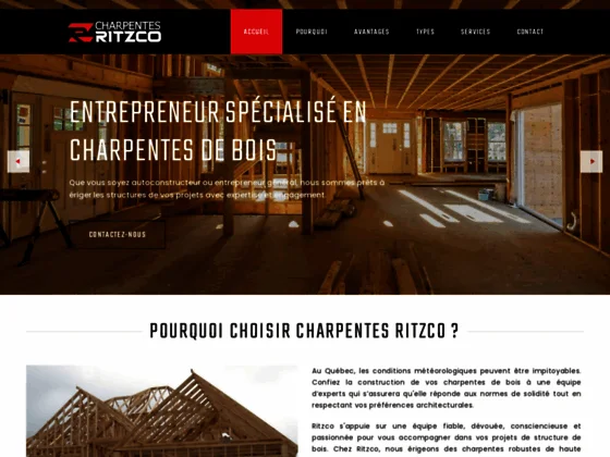 Construction et montage de charpentes en bois et fermes de toit