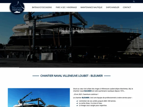 Chantier naval villeneuve loubet - bleumer