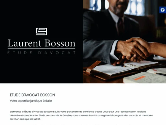 Laurent Bosson, avocat à Bulle