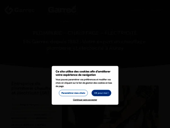 Garrec : plombier chauffagiste - électricien à Auray | Morbihan (56)