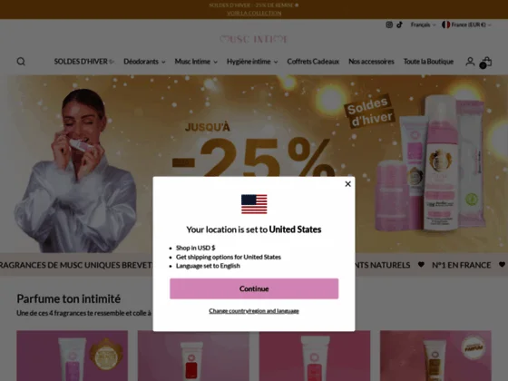 Musc Intime, spécialiste de produits à base de musc