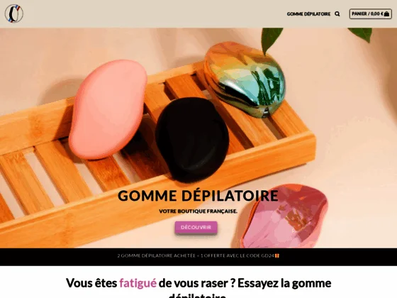 Boutique numéro 1 de la Gomme Dépilatoire en France