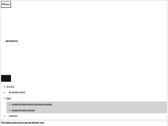 Location de bennes en France