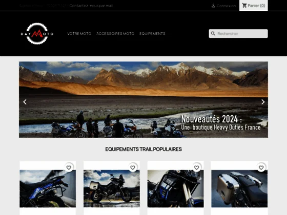 Crash bar et valise trail avec Daymoto