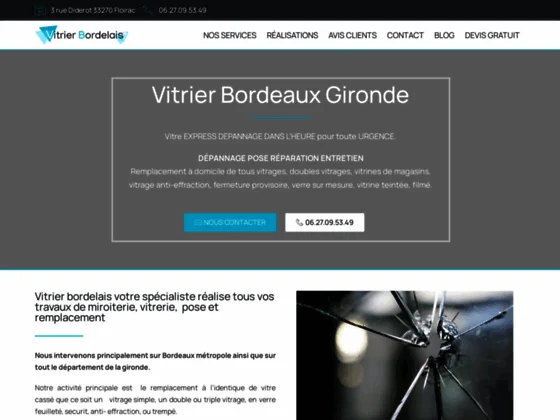 Miroiterie à Bordeaux