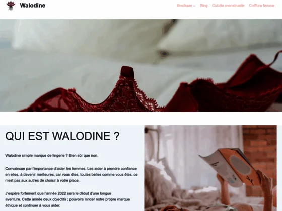 Walodine, le site des femmes et adolescentes 