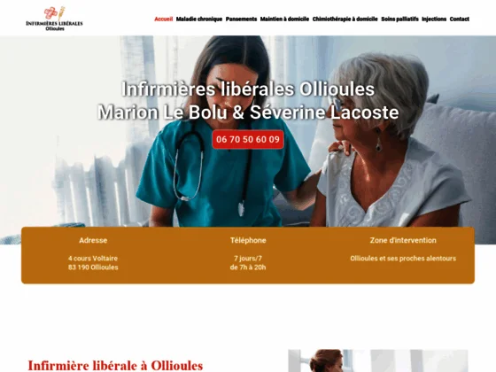 Infirmières pour des soins de maladies chroniques à Ollioules
