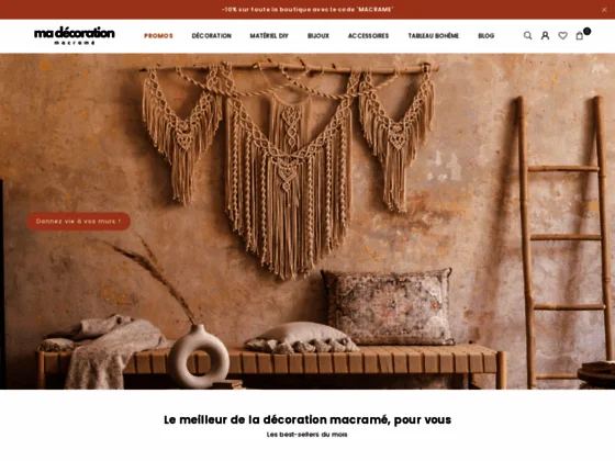 Ma décoration macramé | Univers bohème
