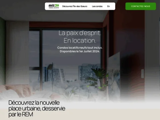 Condo rent Île des Sœur