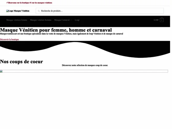 Masque vénitien et Loup