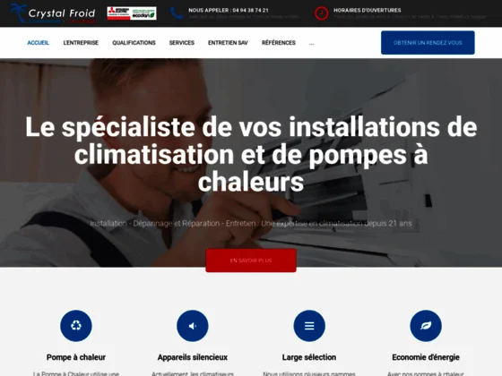 Pompe à chaleur Carqueiranne - Crystal Froid