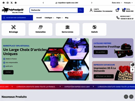 Polyprestige3D impression 3d a la demande 