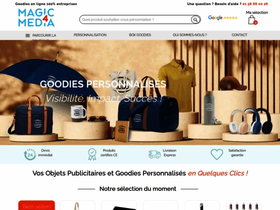 Goodies personnalisés pour entreprise : Magic4media