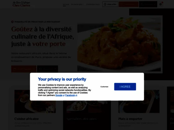Au reve d'afrique chez clarice