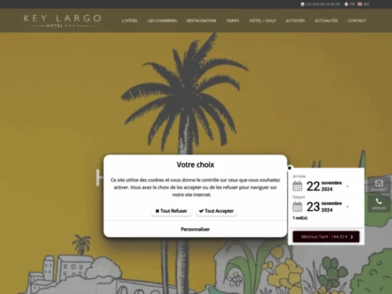 Hôtel bord de mer Bandol - Key Largo