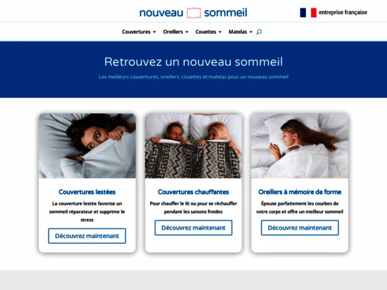 Boutique en ligne de literie