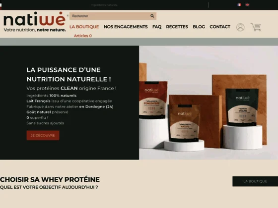 Natiwé : des produits protéinés pour les sportifs