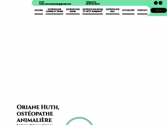 Ostéopathe animalier Dordogne