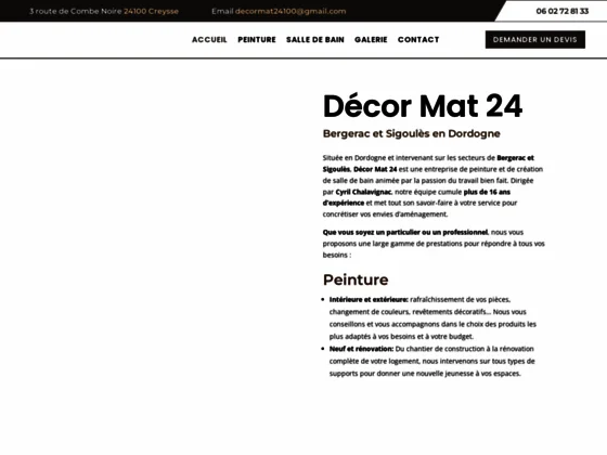 L'artisan-peintre de Sigoulès et Bergerac 