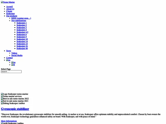 Seakeeper Saint-Tropez - Nemo Marine Services