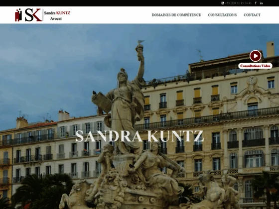 Téléconsultation avocat Toulon - Sandra Kuntz