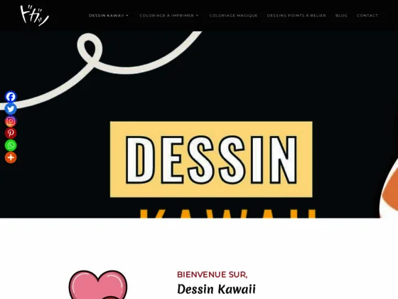 Dessin Kawaii - Coloriage Gratuit