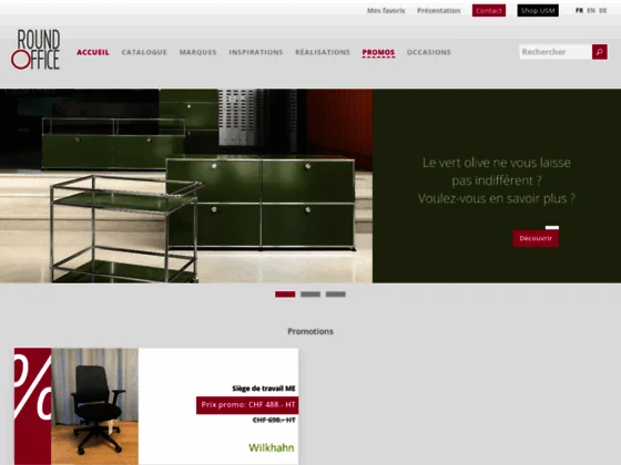 Round Office, votre expert en mobilier de bureau de grandes marques