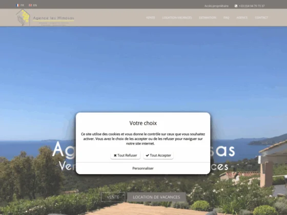Location gigaro - agence les mimosas