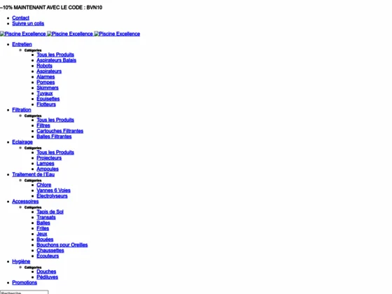 Un robot pour nettoyage de piscine