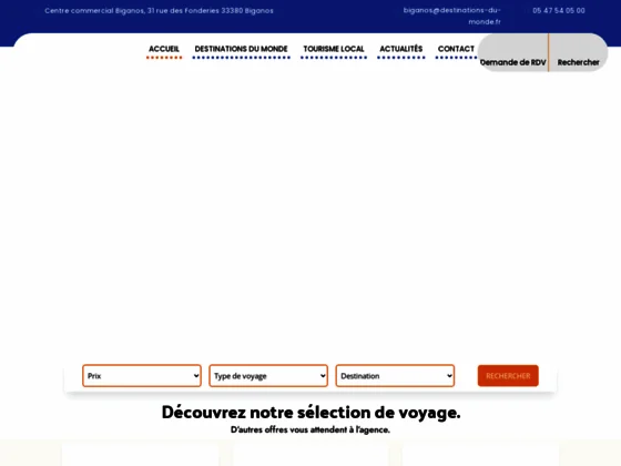 agence de voyage biganos