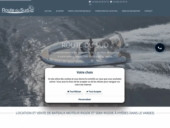 Location bateau moteur Hyères - La route du Sud