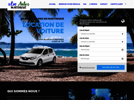 location voiture sainte luce martinique