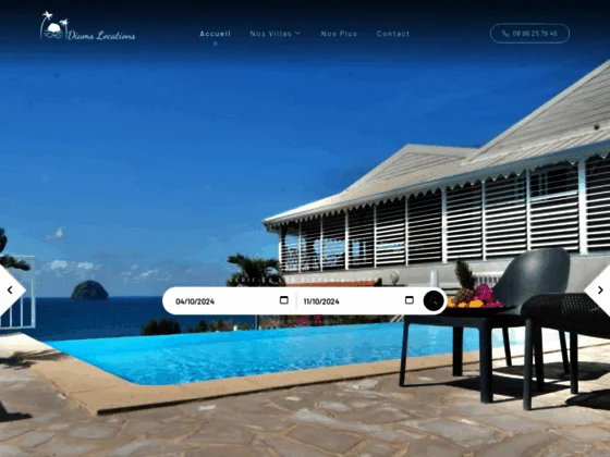 location villa au diamant martinique