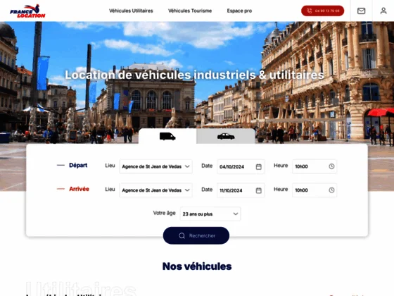 location véhicules utilitaires montpellier