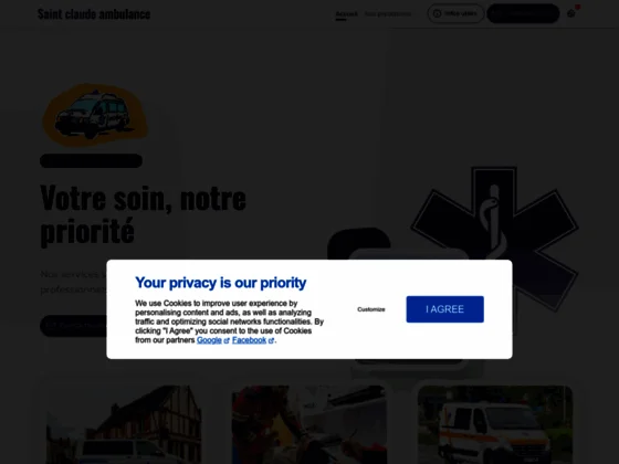 Saint claude ambulance