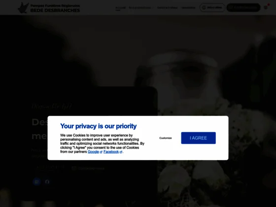 Pompes funèbres régionales bede desbranches