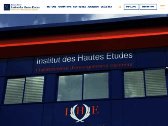 IHE TUNIS : Institut des Hautes Etudes 